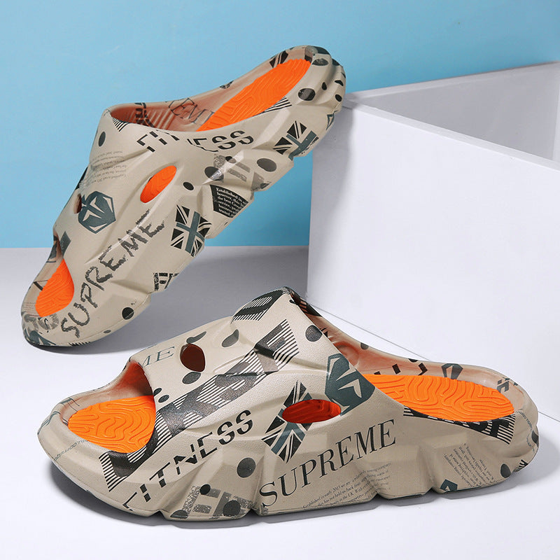 Men's Stylish Beach Platform Slippers for Summer Wear