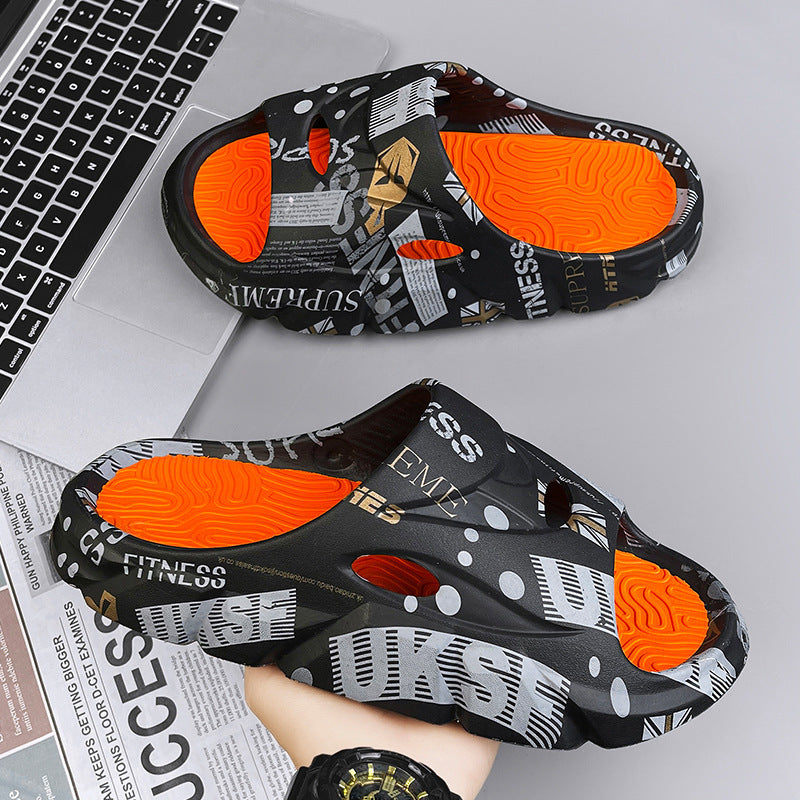 Men's Stylish Beach Platform Slippers for Summer Wear