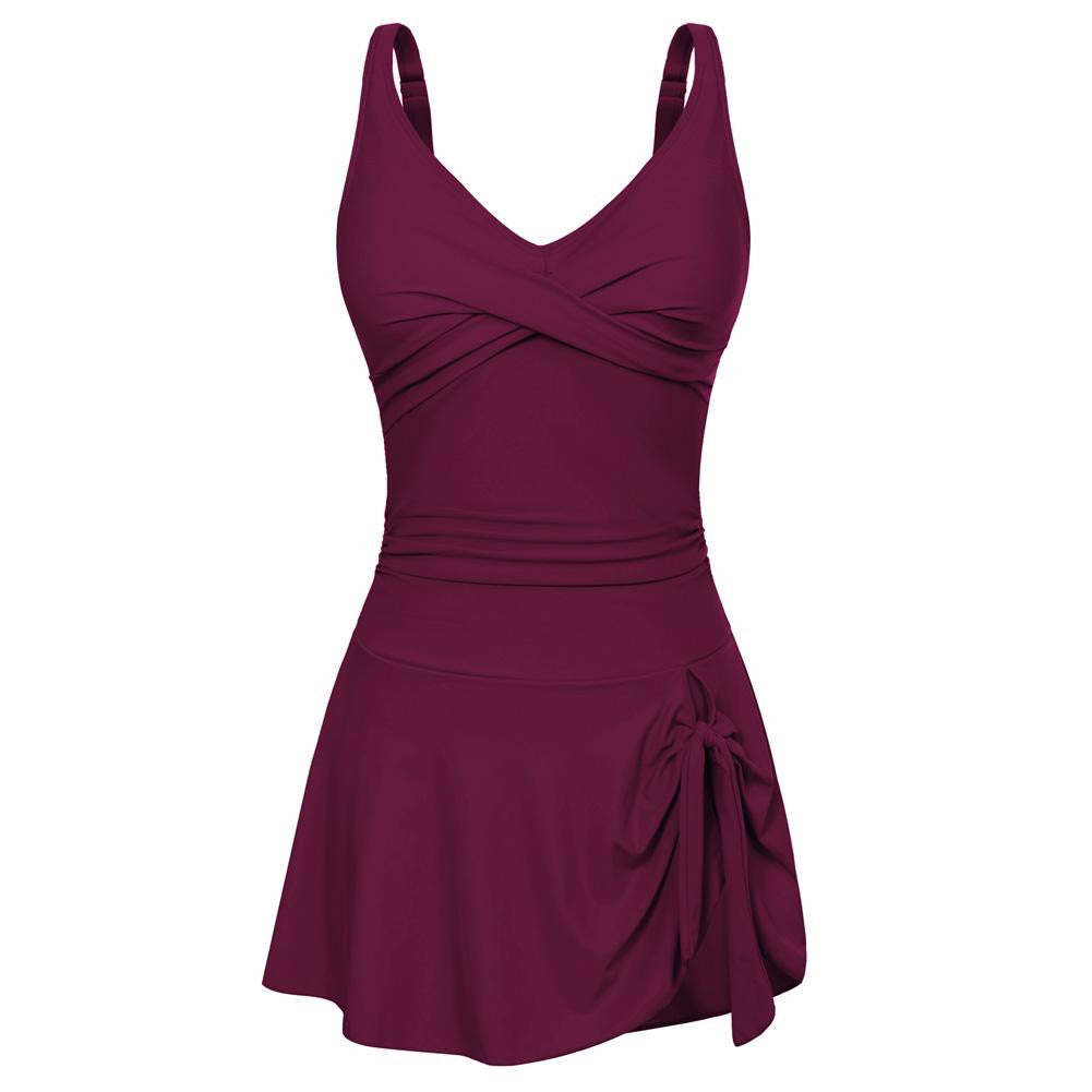 Midnight Muse Skirted Swimsuit