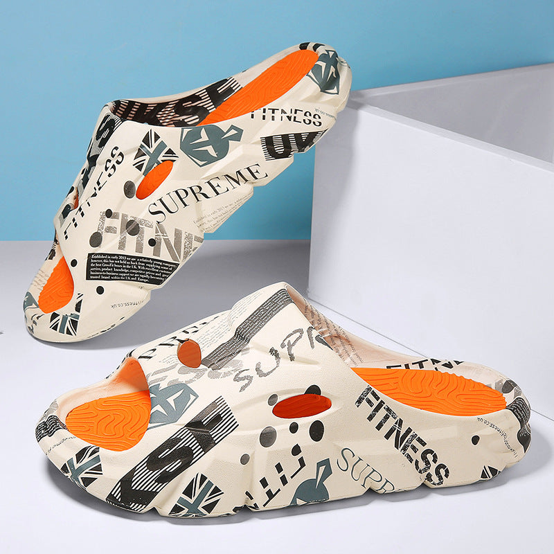 Men's Stylish Beach Platform Slippers for Summer Wear