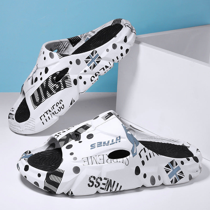 Men's Stylish Beach Platform Slippers for Summer Wear