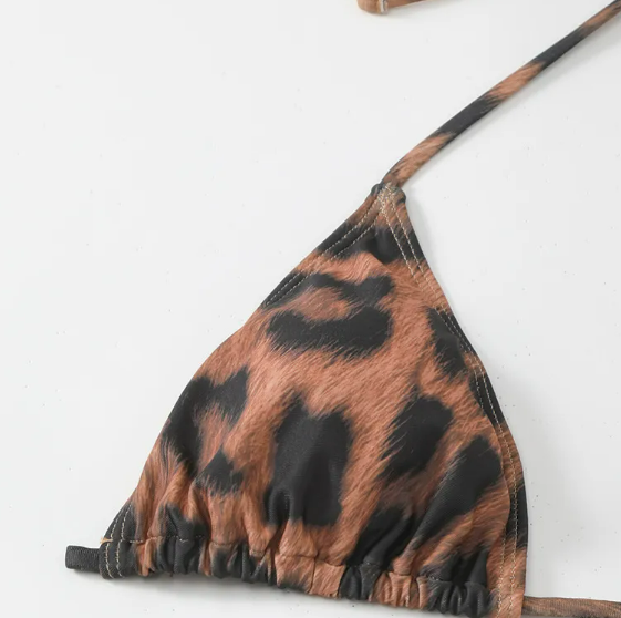 Nea Luxe leopard Maxi Dressed Swisuite