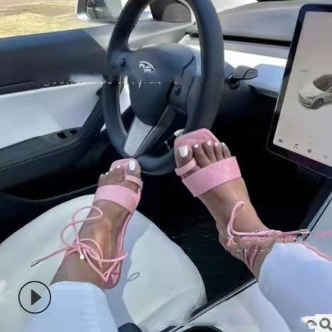Beach Flat-toe Strappy Sandals for Summer Wear