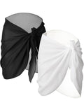 Midnight Breeze 2-Piece Sarong Cover-up