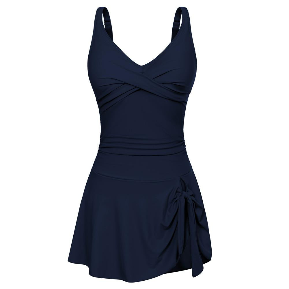 Midnight Muse Skirted Swimsuit