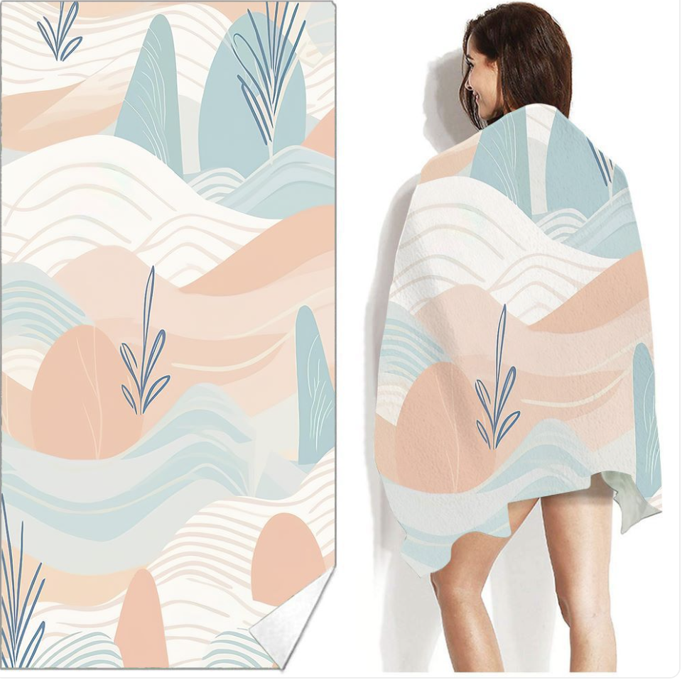 Ocean Breeze Bohemian Beach Towels